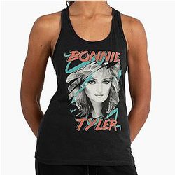 80's Bonnie Tyler Racerback Tank