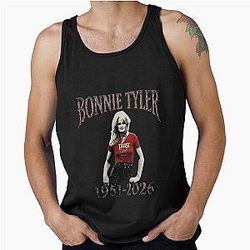 Bonnie Tyler Rock Icon 1951-2026 Tank Top