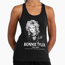 Bonnie Tyler Thank You for the Memories Tribute Racerback Tank Top