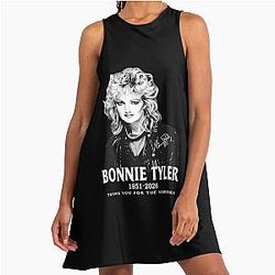 Bonnie Tyler Thank You for the Memories Tribute A-Line Dress