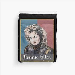 Vintage Retro Memorial Bonnie Tyler Duvet Cover