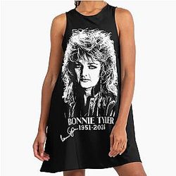 Bonnie Tyler 1951-2026 A-Line Dress