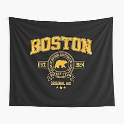 Art Boston Bruins Tapestry