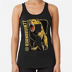 Art Boston Bruins Racerback Tank Top