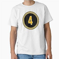 Bobby Orr Number 4 Jersey Boston Bruins Classic T-Shirt