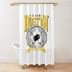 Art Boston Bruins Shower Curtain