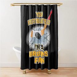 Art Boston Bruins Shower Curtain