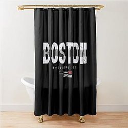 Art Boston Bruins Shower Curtain