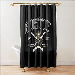 Art Boston Bruins Shower Curtain