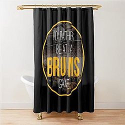 Art Boston Bruins Shower Curtain