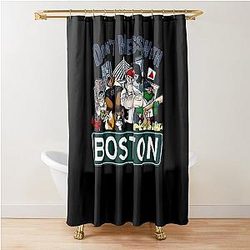 Art Boston Bruins Shower Curtain