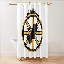 Art Boston Bruins Shower Curtain