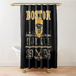 Art Boston Bruins Shower Curtain