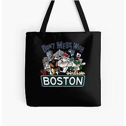 Boston Bruins All Print Tote Bag