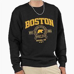 Art Boston Bruins Pullover Sweatshirt