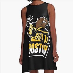 Art Boston Bruins A-Line Dress
