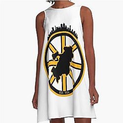 Art Boston Bruins A Line Dress