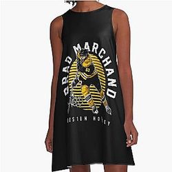 Art & Boston Bruins A Line Dress