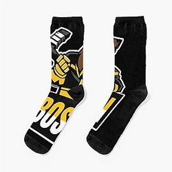 Art and Boston Bruins Socks