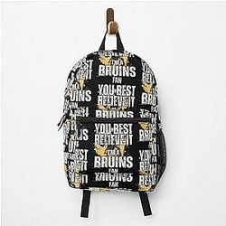 Boston Bruins Fan Hockey Backpack