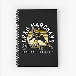 Art Boston Bruins Spiral Notebook