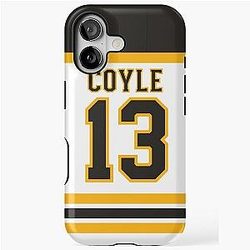 Boston Bruins Charlie Coyle Away Jersey Phone Case