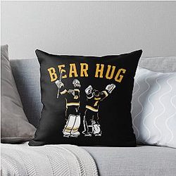 Art Boston Bruins Throw Pillow