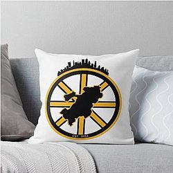 Art Boston Bruins Throw Pillow