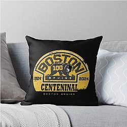 Art Boston Bruins Throw Pillow