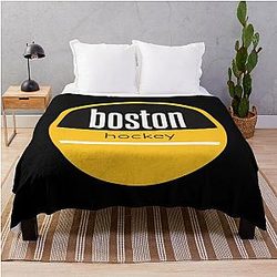 Art Boston Bruins Throw Blanket