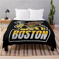 Art Boston Bruins Throw Blanket