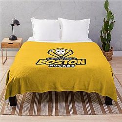 Boston Bruins HockeyThrow Blanket