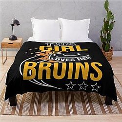 Art Boston Bruins Throw Blanket