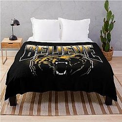 Art Boston Bruins Throw Blanket