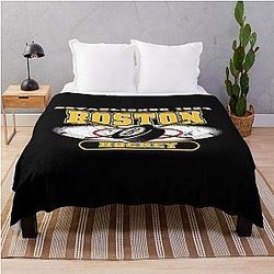 Art Boston Bruins Throw Blanket