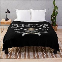 Art Boston Bruins Throw Blanket