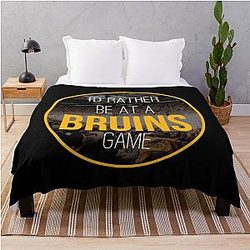 Art Boston Bruins Throw Blanket