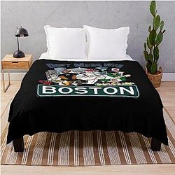 Art Boston Bruins Throw Blanket