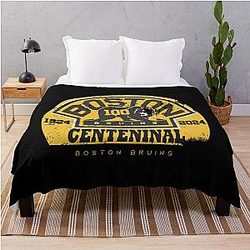 Boston Bruins Throw Blanket