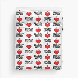 I Love Bradley Cooper Duvet Cover