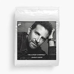 Bradley Cooper I'm a cinephile Duvet Cover
