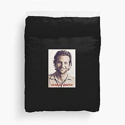 Bradley Cooper Retro Duvet Cover