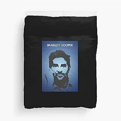Bradley Cooper Pop Art Duvet Cover