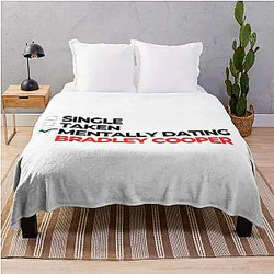 Mentally Dating Bradley Cooper Throw Blanket