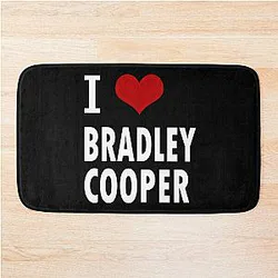 I love Bradley Cooper Bathroom Mat