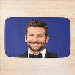 Bradley Cooper Actor Pop Art Vector Bath Mat