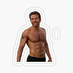 Bradley Cooper shirtless