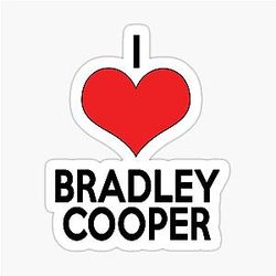 I Love Bradley Cooper Sticker