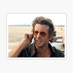Bradley Cooper The Hangover Sticker