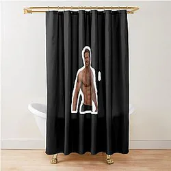 Bradley Cooper Shirtless Shower Curtains
